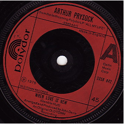 Arthur Prysock When Love Is New Vinyl 7" USED