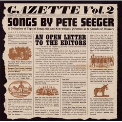 Pete Seeger Gazette, Vol. 2 Vinyl LP USED