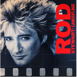 Rod Stewart Camouflage Vinyl LP USED