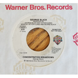 George Black Concentration Breakdown USED VINYL 7INCH 45 RPM PROMO STYRENE STEREO