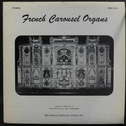 No Artist French Carousel Organs Vinyl LP USED