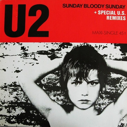 U2 Sunday Bloody Sunday Vinyl 12" USED