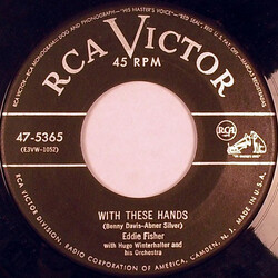 Eddie Fisher With These Hands / When I Was Young (Yes, Very Young) USED VINYL 7INCH 45 RPM