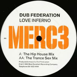 Dub Federation Love Inferno Vinyl 12" USED