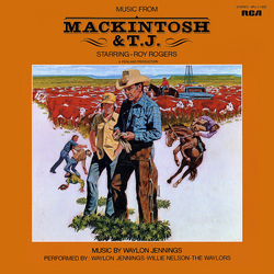 Waylon Jennings Music From Mackintosh & T.J. Vinyl LP USED