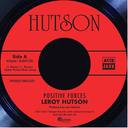 Leroy Hutson Positive Forces Vinyl 7" USED