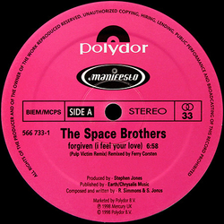 The Space Brothers Forgiven (I Feel Your Love) (Remixes) Vinyl 12" USED