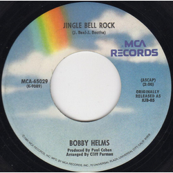 Bobby Helms Jingle Bell Rock / The Bell That Couldn't Jingle Vinyl 7" USED
