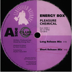 Energy Box Pleasure Chemical Vinyl 12" USED