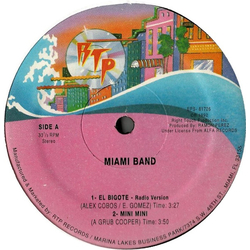 Miami Band El Bigote Vinyl 12" USED