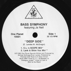 Bass Symphony / Ja Nell Deep Side Vinyl 12" USED