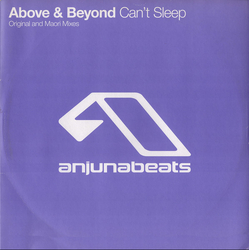 Above & Beyond Can't Sleep Vinyl 12" USED