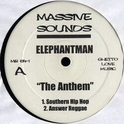 Elephant Man / Bling Dawg The Anthem / Risen To The Top USED VINYL 12INCH
