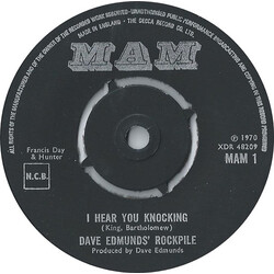 Rockpile I Hear You Knocking USED VINYL 7INCH 45 RPM SINGLE REISSUE