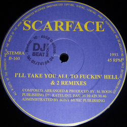 Scarface I'll Take You All To Fuckin' Hell Vinyl 12" USED