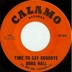 Dora Hall Time To Say Goodbye / We'll Sing In The Sunshine USED VINYL 7INCH 45 RPM SINGLE