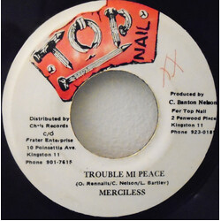Merciless Trouble Mi Peace USED VINYL 7INCH 45 RPM