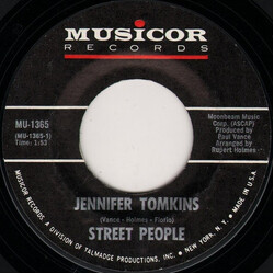 Street People (3) Jennifer Tomkins / All Night Long USED VINYL 7INCH 45 RPM