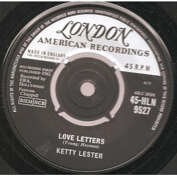 Ketty Lester Love Letters Vinyl 7" USED