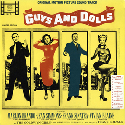 Frank Loesser Guys and Dolls Vinyl LP USED