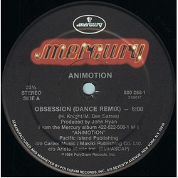 Animotion Obsession (Dance Remix) Vinyl 12" USED