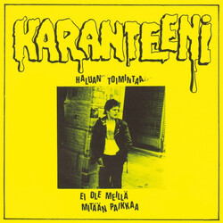 Karanteeni Haluan Toimintaa USED VINYL 7INCH 45 RPM SINGLE LIMITED EDITION REISSUE STEREO