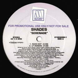 Shades (2) Serenade USED VINYL 12INCH 33 S RPM PROMO