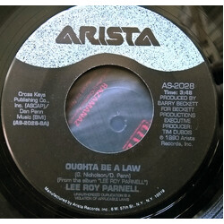 Lee Roy Parnell Oughta Be A Law USED VINYL 7INCH SINGLE