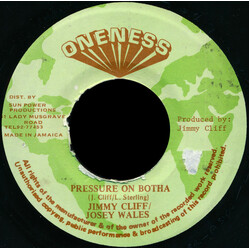 Jimmy Cliff / Josey Wales Pressure On Botha USED VINYL 7INCH 45 RPM
