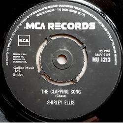 Shirley Ellis The Clapping Song / The Nitty Gritty Vinyl 7" USED