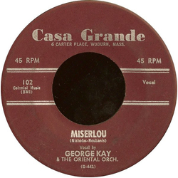 George Kay (4) / The Oriental Orchestra Miserlou Vinyl 7" USED