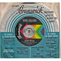 Jackie Wilson Soul Galore / Brand New Thing Vinyl 7" USED