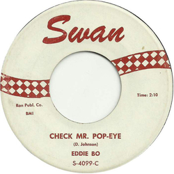 Eddie Bo Check Mr. Pop-Eye / Now Let's Pop-Eye Vinyl 7" USED
