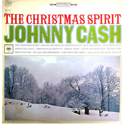 Johnny Cash The Christmas Spirit Vinyl LP USED