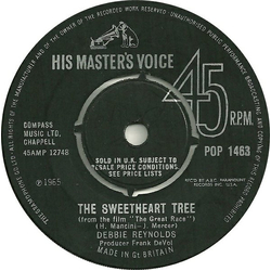 Debbie Reynolds The Sweetheart Tree Vinyl 7" USED