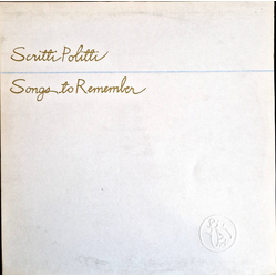 Scritti Politti Songs To Remember Vinyl LP USED