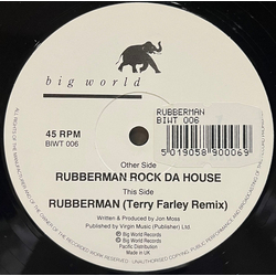Rubberman (5) Rubberman Rock Da House Vinyl 12" USED