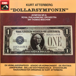 Kurt Atterberg / Royal Philharmonic Orchestra / Sir Thomas Beecham / Radioorkestern Dollarsymfonin = Dollar Symphony Vinyl LP USED