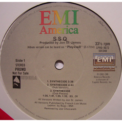 SSQ Synthicide Vinyl 12" USED