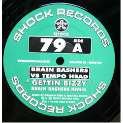Brain Bashers / Tempo Head Gettin Bizzy Vinyl 12" USED