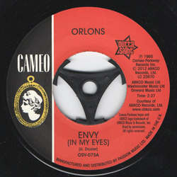 The Orlons Envy (In My Eyes) / No Love But Your Love Vinyl 7" USED