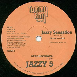 The Kryptic Krew / Tina B / Afrika Bambaataa & The Jazzy 5 Jazzy Sensation Vinyl 12" USED