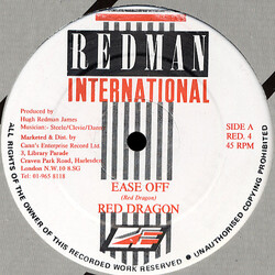 Red Dragon / Admiral Tibet Ease Off / New Tactics USED VINYL 12INCH 45 RPM