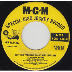 Marvin Rainwater What Am I Supposed To Do Vinyl 7" USED