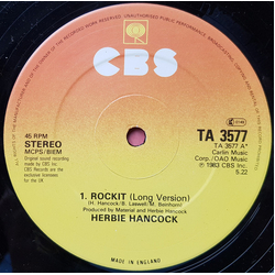 Herbie Hancock Rockit (Long Version) Vinyl 12" USED