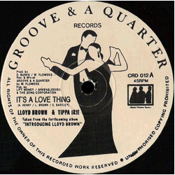 Lloyd Brown / Tippa Irie It's A Love Thing Vinyl 12" USED
