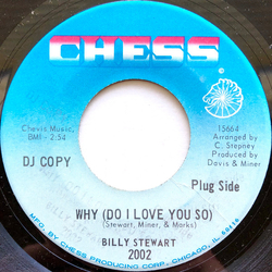 Billy Stewart Why (Do I Love You So) Vinyl 7" USED