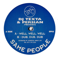 DJ Texta / Persian Well, Well, Well / Dub, Dub, Dub Vinyl 12" USED