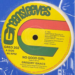 Gregory Isaacs / Junior Delgado No Good Girl / Rockers Non Stop USED VINYL 12INCH 45 RPM