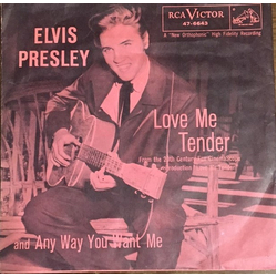 Elvis Presley Love Me Tender / Anyway You Want Me Vinyl 7" USED